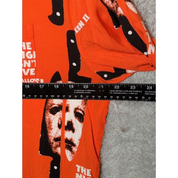 Halloween II Michael Myers Shirt Mad Engine Mens M Camp Horror Slasher - Picture 4 of 6